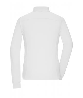 Damen Ladies' Workwear-Long-Sleeved Polo   OCS Blended White 10527