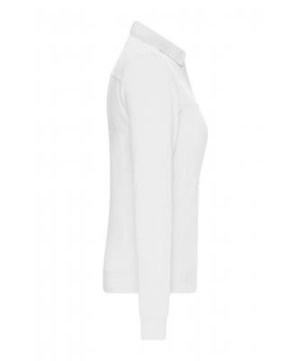 Ladies Ladies' Workwear-Long-Sleeved Polo   OCS Blended White 10527