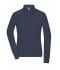 Dames Ladies' Workwear-Long-Sleeved Polo   OCS Blended Navy 10527