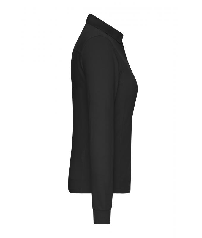 Ladies Ladies' Workwear-Long-Sleeved Polo OCS Blended Black 10527