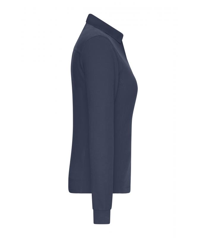 Damen Ladies' Workwear-Long-Sleeved Polo OCS Blended Navy 10527