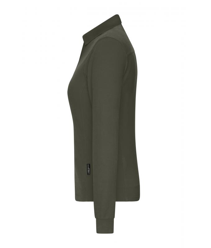 Ladies Ladies' Workwear-Long-Sleeved Polo OCS Blended Olive 10527