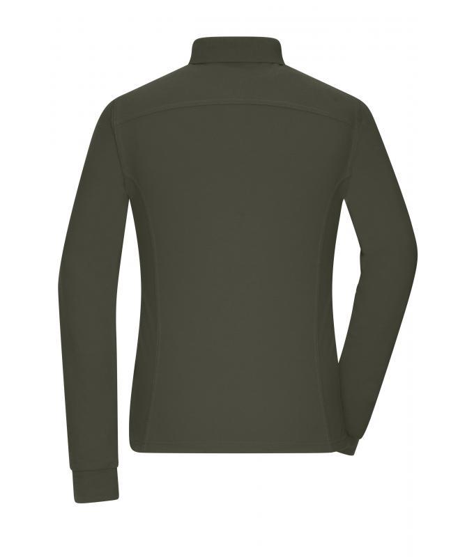 Dames Ladies' Workwear-Long-Sleeved Polo OCS Blended Olijf 10527