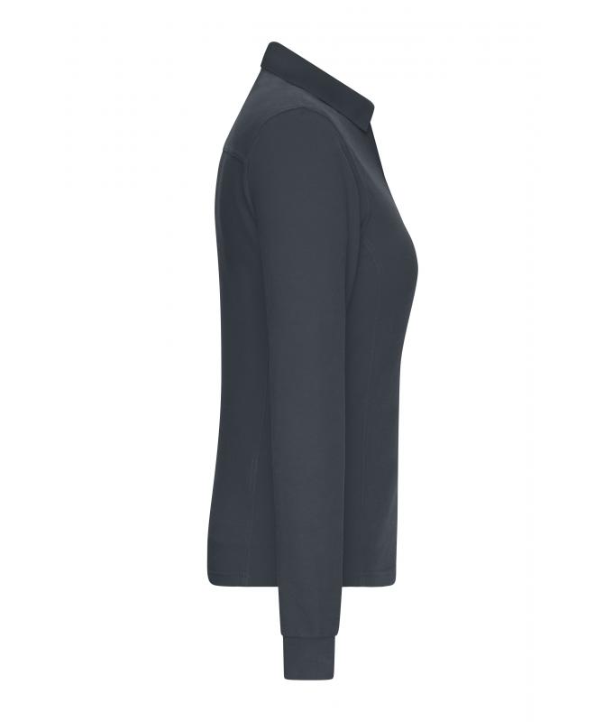 Damen Ladies' Workwear-Long-Sleeved Polo OCS Blended Carbon 10527