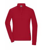 Ladies Ladies' Workwear-Long-Sleeved Polo OCS Blended Red 10527