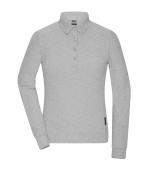 Ladies Ladies' Workwear-Long-Sleeved Polo OCS Blended Grey-heather 10527