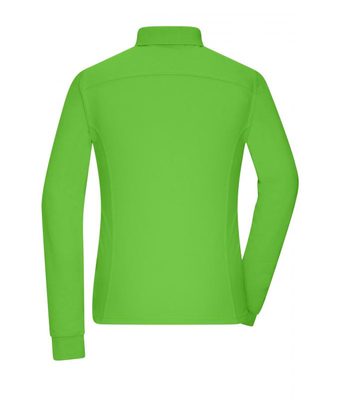 Dames Ladies' Workwear-Long-Sleeved Polo OCS Blended Lime 10527