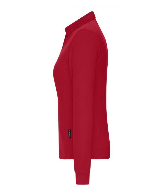 Ladies Ladies' Workwear-Long-Sleeved Polo OCS Blended Red 10527