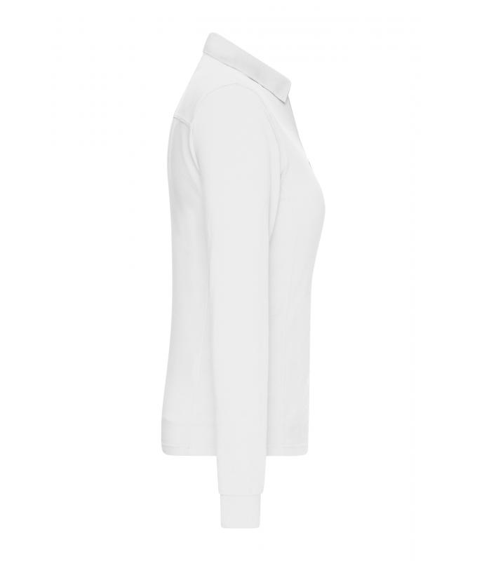 Ladies Ladies' Workwear-Long-Sleeved Polo OCS Blended White 10527