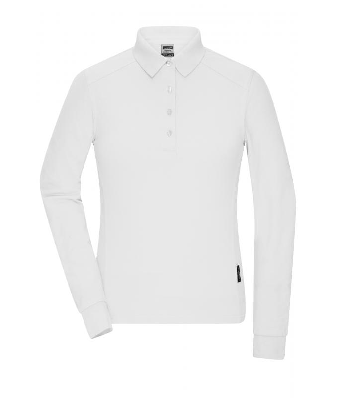 Ladies Ladies' Workwear-Long-Sleeved Polo OCS Blended White 10527