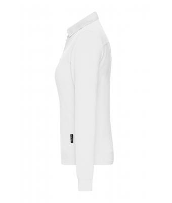 Femme Polo de travail manches longues femme   OCS Blended Blanc 10527