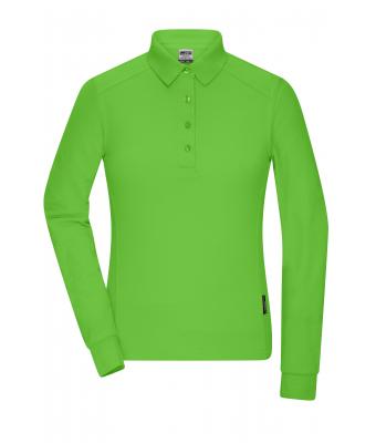 Femme Polo de travail manches longues femme   OCS Blended Vert-citron 10527
