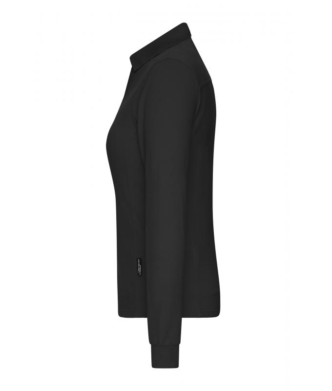 Femme Polo de travail manches longues femme OCS Blended Noir 10527