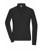 Femme Polo de travail manches longues femme OCS Blended Noir 10527