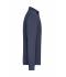 Heren Men's Workwear-Long-Sleeved Polo   OCS Blended Navy 10528