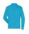 Heren Men's Workwear-Long-Sleeved Polo   OCS Blended Turquoise 10528