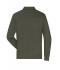 Heren Men's Workwear-Long-Sleeved Polo   OCS Blended Olijf 10528