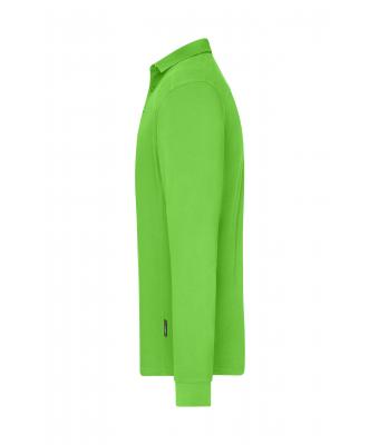 Men Men's Workwear-Long-Sleeved Polo   OCS Blended Lime-green 10528