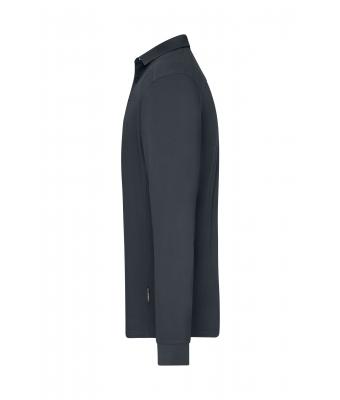 Men Men's Workwear-Long-Sleeved Polo   OCS Blended Carbon 10528