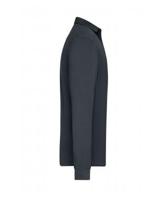 Men Men's Workwear-Long-Sleeved Polo   OCS Blended Carbon 10528