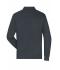 Heren Men's Workwear-Long-Sleeved Polo   OCS Blended Carbon 10528