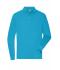 Heren Men's Workwear-Long-Sleeved Polo   OCS Blended Turquoise 10528