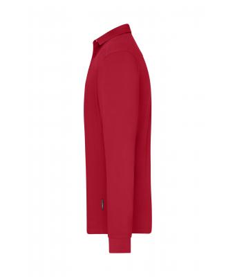Men Men's Workwear-Long-Sleeved Polo   OCS Blended Red 10528