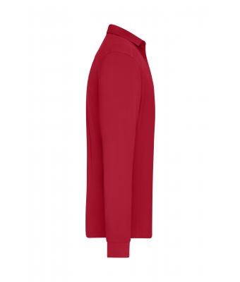 Herren Men's Workwear-Long-Sleeved Polo   OCS Blended Red 10528