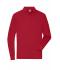 Herren Men's Workwear-Long-Sleeved Polo   OCS Blended Red 10528