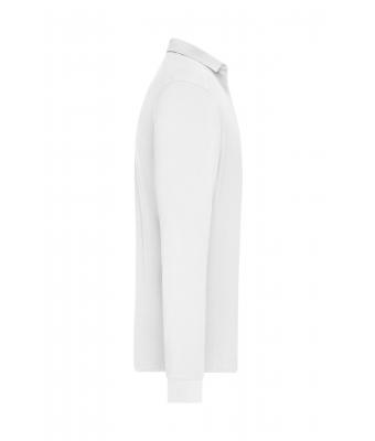 Men Men's Workwear-Long-Sleeved Polo   OCS Blended White 10528