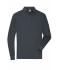 Heren Men's Workwear-Long-Sleeved Polo   OCS Blended Carbon 10528