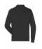 Heren Men's Workwear-Long-Sleeved Polo   OCS Blended Zwart 10528