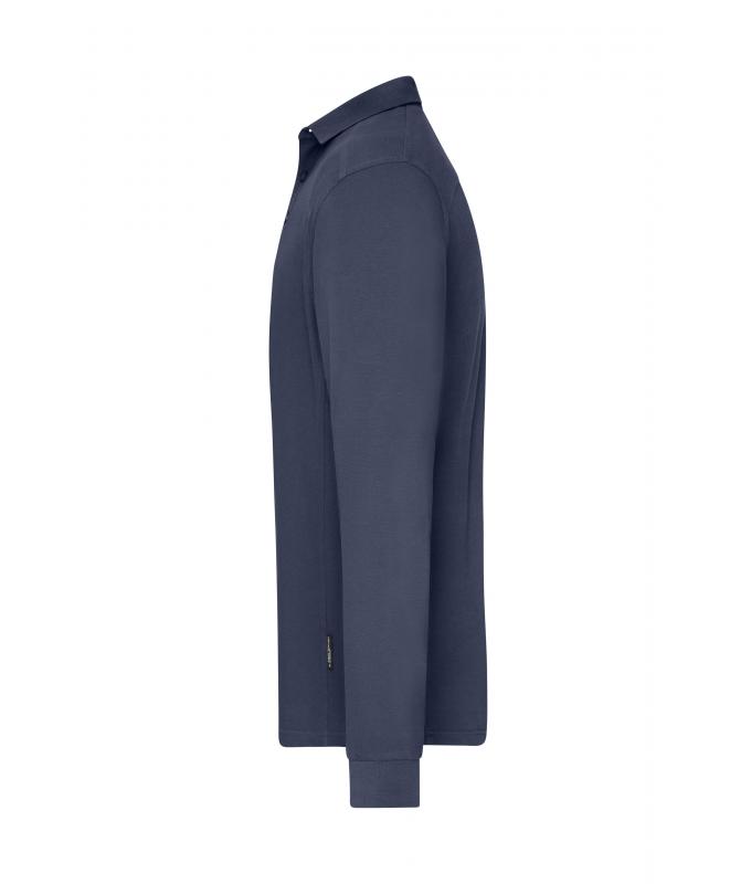 Heren Men's Workwear-Long-Sleeved Polo OCS Blended Navy 10528