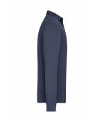 Men Men's Workwear-Long-Sleeved Polo OCS Blended Navy 10528