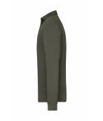 Men Men's Workwear-Long-Sleeved Polo OCS Blended Olive 10528
