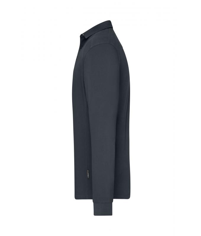 Men Men's Workwear-Long-Sleeved Polo OCS Blended Carbon 10528