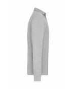 Men Men's Workwear-Long-Sleeved Polo OCS Blended Grey-heather 10528