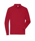 Men Men's Workwear-Long-Sleeved Polo OCS Blended Red 10528