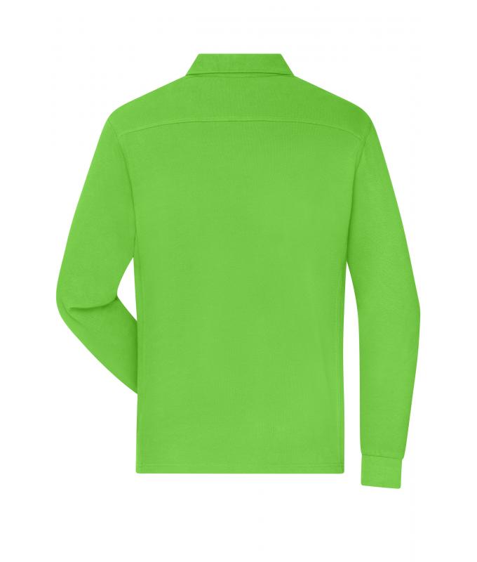 Herren Men's Workwear-Long-Sleeved Polo OCS Blended Lime-green 10528