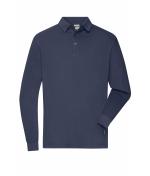 Men Men's Workwear-Long-Sleeved Polo OCS Blended Navy 10528