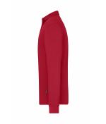 Men Men's Workwear-Long-Sleeved Polo OCS Blended Red 10528