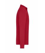 Men Men's Workwear-Long-Sleeved Polo OCS Blended Red 10528
