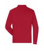 Men Men's Workwear-Long-Sleeved Polo OCS Blended Red 10528
