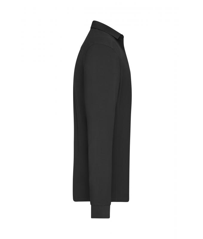 Herren Men's Workwear-Long-Sleeved Polo OCS Blended Black 10528