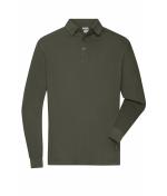 Men Men's Workwear-Long-Sleeved Polo OCS Blended Olive 10528