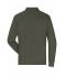 Men Men's Workwear-Longsleeve Polo Olive 10528