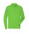 Men Men's Workwear-Longsleeve Polo Lime-green 10528