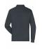 Men Men's Workwear-Longsleeve Polo Carbon 10528