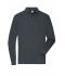 Men Men's Workwear-Longsleeve Polo Carbon 10528