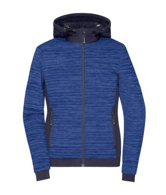 Dames Ladies' Padded Hybrid Jacket Royal-melange/navy 10529